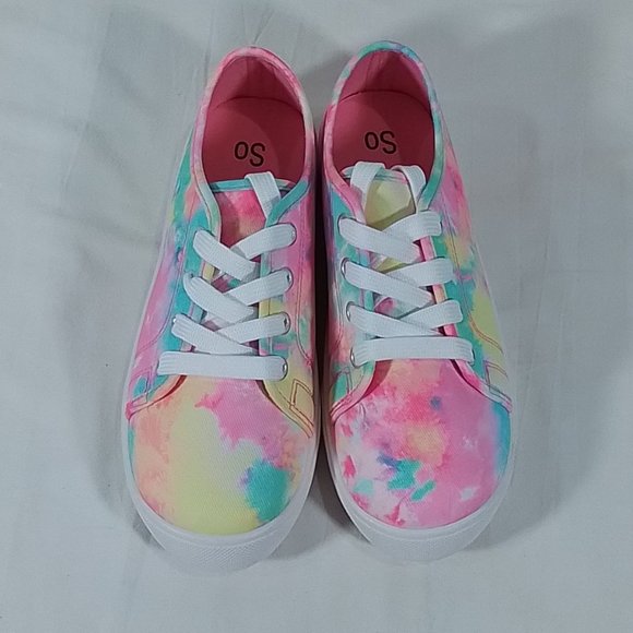 Little Girl's So Zebu Tie Dyed Canvas Tennis Shoe - 3 - NIB - Picture 6 of 7